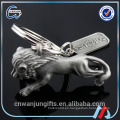 Llavero de metal 3D, llavero animal de la forma, llavero animal